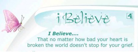 I Believe......