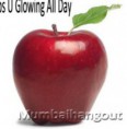 "" An Apple A Day Keeps U Glowing All Day " "